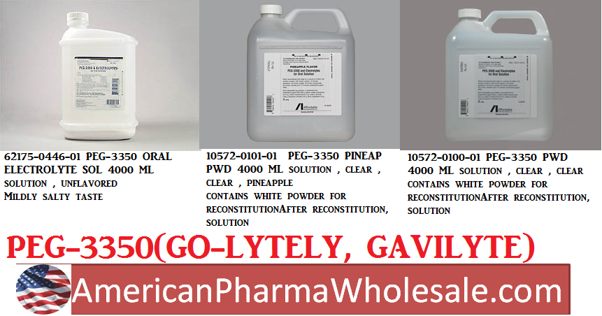 Rx Item-PEG-3350 4000 ML sol by Affordable Pharma USA 