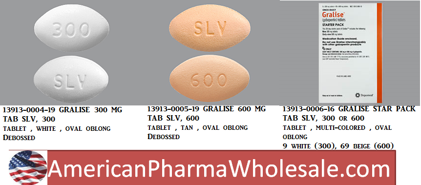 Rx Item-Gralise 300MG 90 Tab by Almatica Pharma USA 