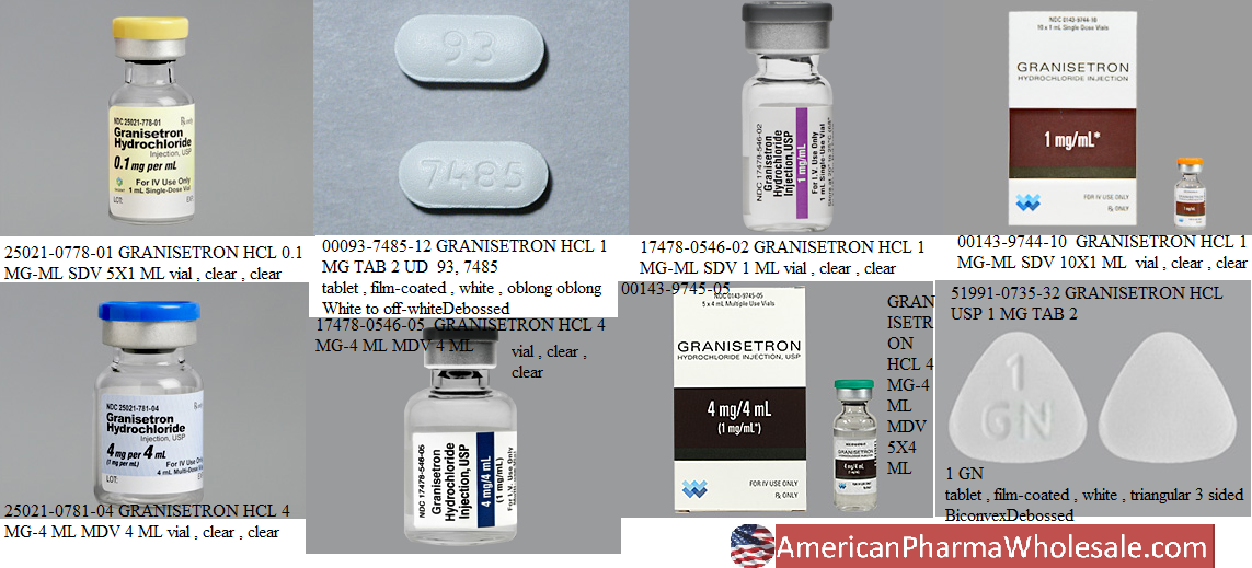 Rx Item-Granisetron 1MG/ML 1 ML Vial by Akorn Pharma USA Inj