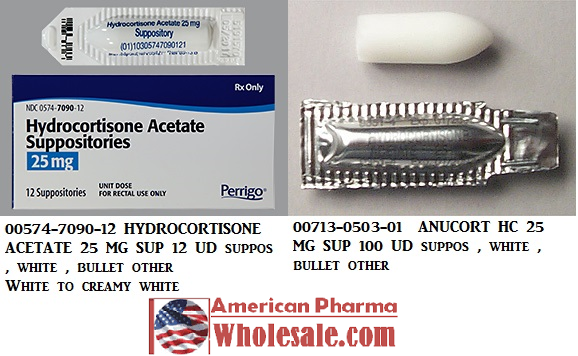 Rx Item-Anusol Hc 24 hydrocortisone acetate rectal Suppository by Valeant Pharma USA 