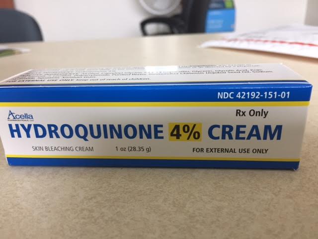Rx Item-Hydroquinone 4% 28.35 GM CRM by Acella Pharma USA 