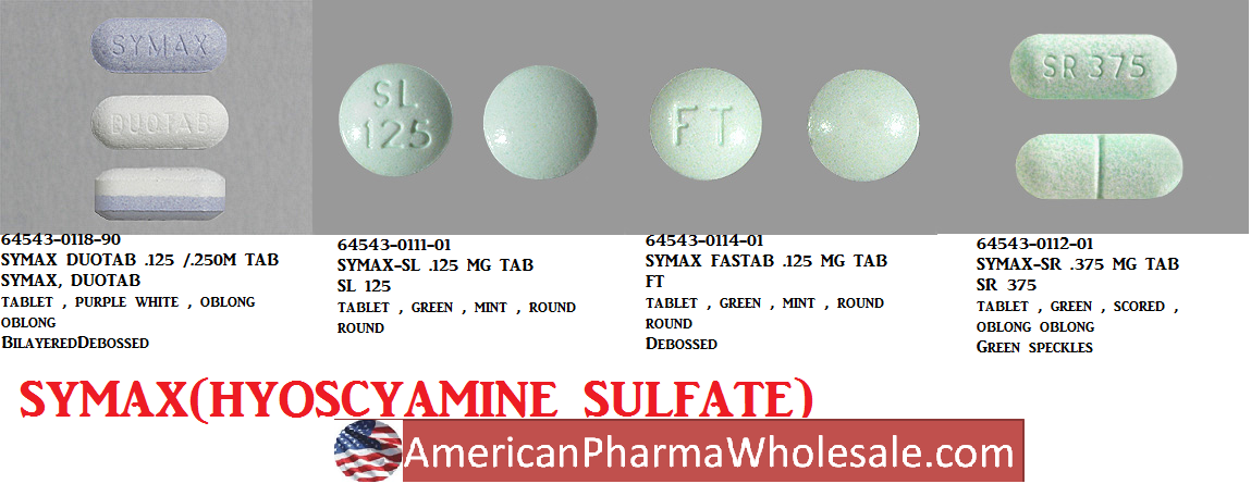 Rx Item-Symax DuoTab 0.125/0.250 90 Tab by Capellon Pharma USA Ltd 