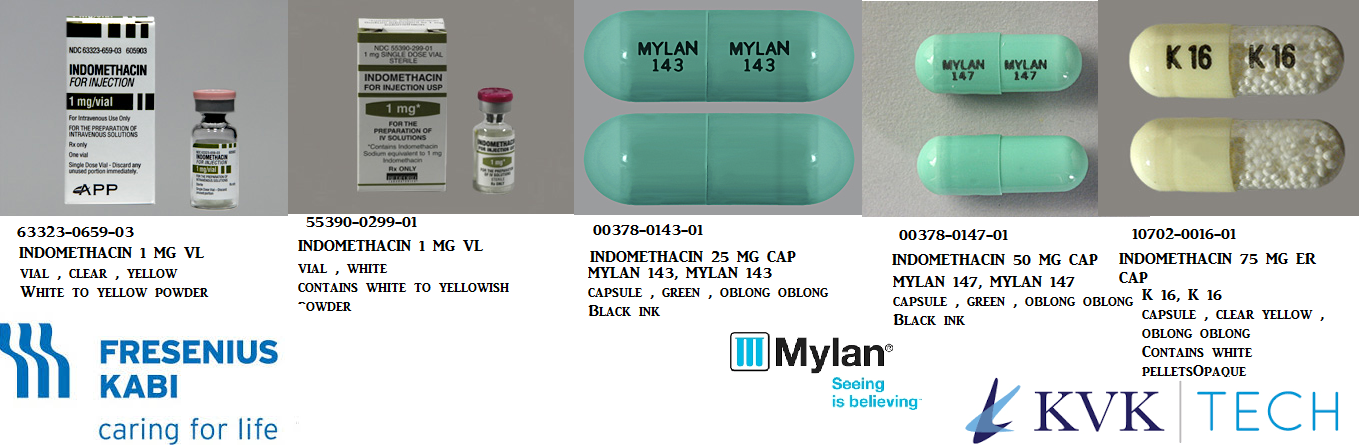 Rx Item-Indomethacin 50MG 100 CAP by Camber Pharma USA 