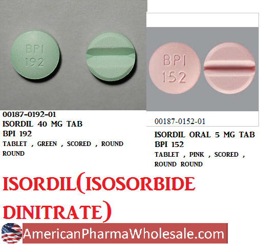 Rx Item-Isordil 40MG 100 Tab by Valeant Pharma USA 