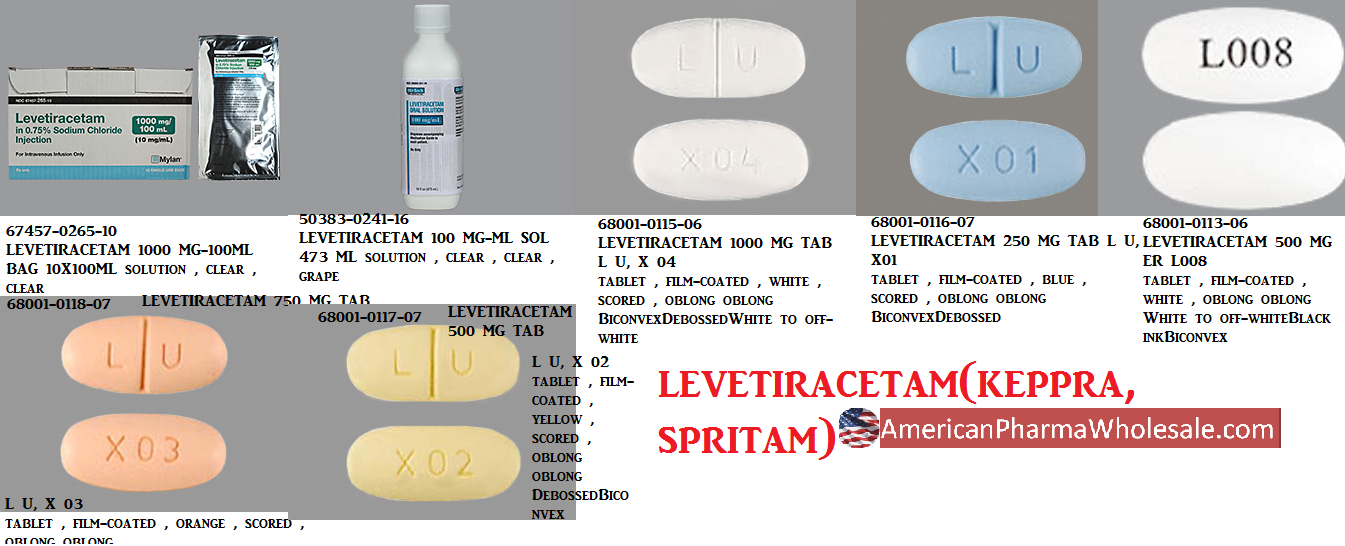 Rx Item-Levetiracetam 1000MG 100 Tab by American Health Packaging USA 