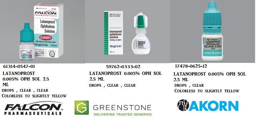 Rx Item-Latanoprost 0.00005 2.5 ML SOL-Keep Refrigerated - by American Regent Lab USA 