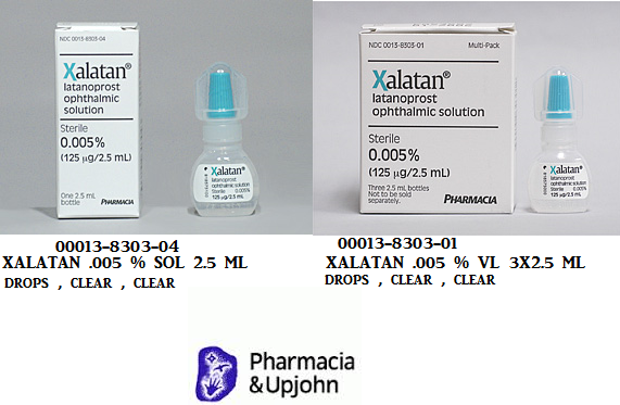 Rx Item-Xalatan 0.00005 2.5 ML SOL-Keep Refrigerated - by Pfizer Pharma USA 