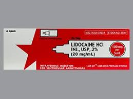 Rx Item-Lidocaine 2% 10X5 ML Syringe by Intl Medication Sys Pharma USA 