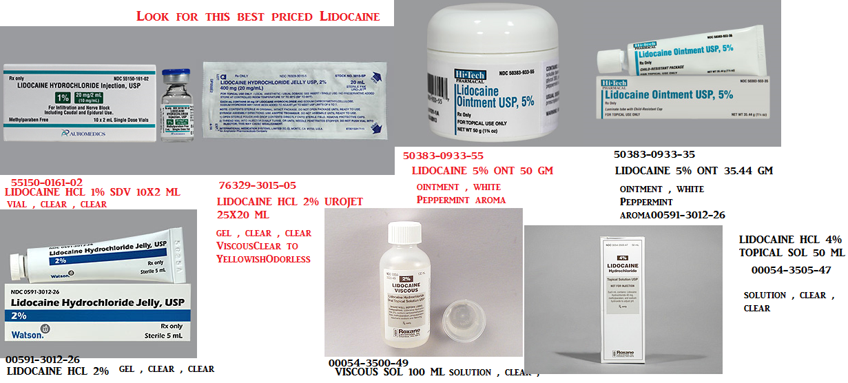 Rx Item-Lidocaine 1% 1% 10X5 ML Vial by Auromedics Pharma USA 