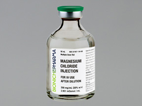 Rx Item-Magnesium Chloride 200MG/ML 50 ML Vial by Mylan Institutional Pharma USA 