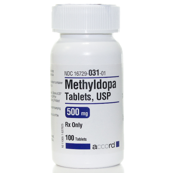 Rx Item-Methyldopa 500MG 100 Tab by Accord Healthcare USA 