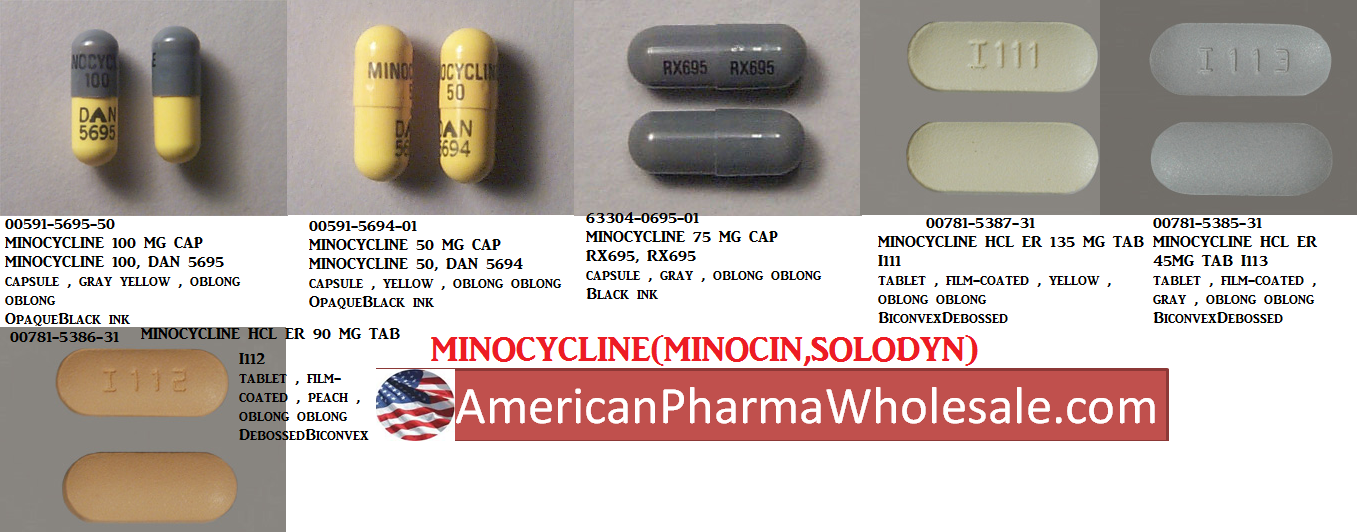 Rx Item-Minocycline 100MG 50 Tab by Par Pharma USA 