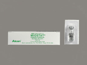 Rx Item-Miostat 0.01% 12X1.5 ML Vial by Alcon Lab USA Surgi