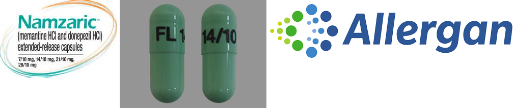 Rx Item-Namzaric 14/1MG 30 Cap by Allergan Pharma USA 