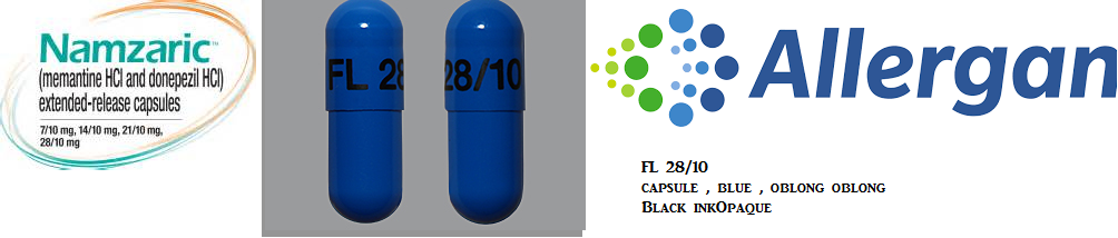 Rx Item-Namzaric 28/1MG 30 Cap by Allergan Pharma USA 