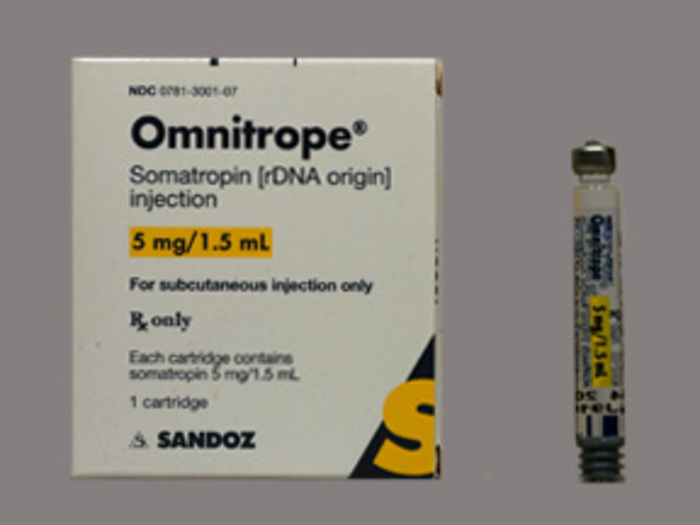Rx Item-Omnitrope 5MG/1.5ML CRT-Keep Refrigerated - by Sandoz Pharma USA 