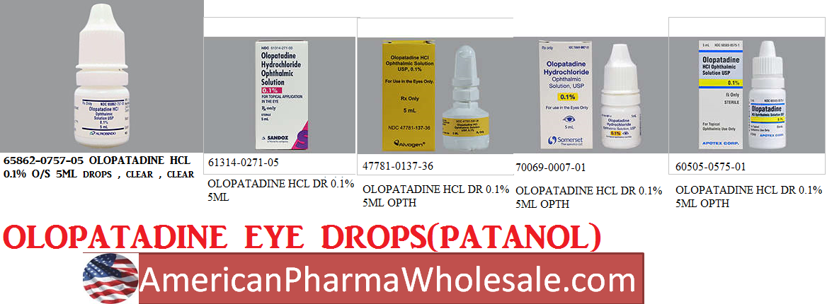 Rx Item-Olopatadine 0.1% 5 ML O/S by Somerset Therapeutics USA Pharma USA 