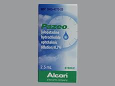 Rx Item-Pazeo 0.7% 2.5 ML Drops by Novartis Pharma USA 
