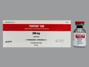 Rx Item-Pentam Lyophz 300MG 10X15 ML Single Dose Vial -Keep Refrigerated - by Fresenius Kabi Pharma USA 