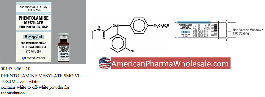 Rx Item-Phentolamine 5MG 10 Vial by Hikma Pharma USA 