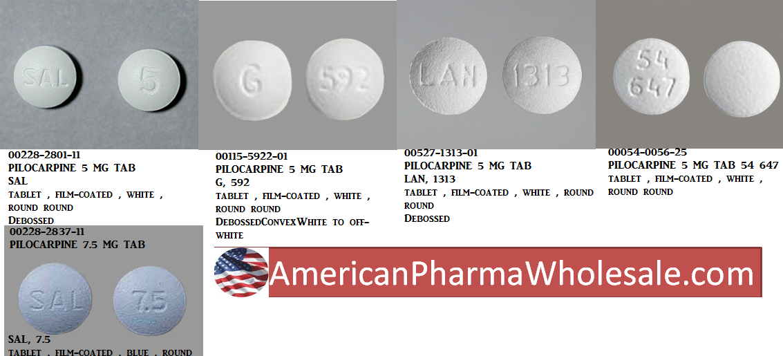 Rx Item-Pilocarpine 5MG 100 Tab by Teva Pharma USA 