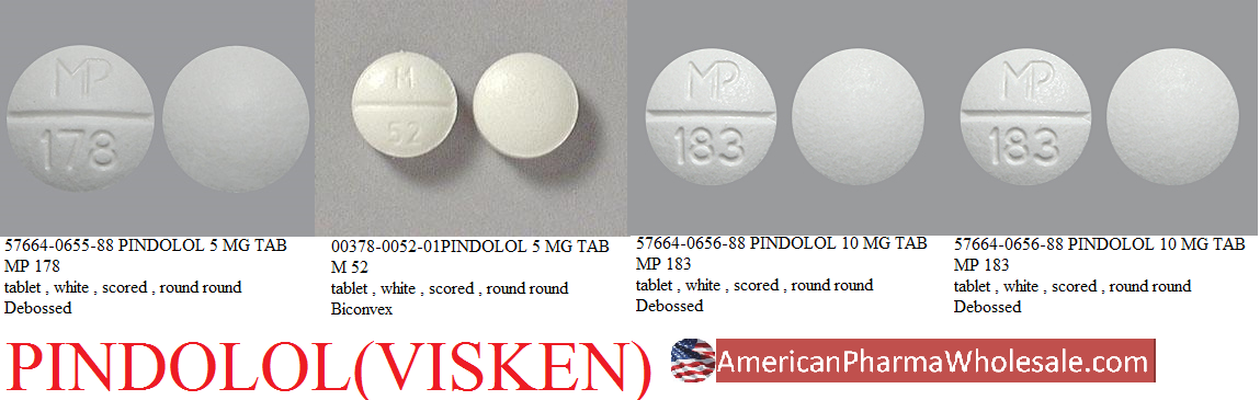 Rx Item-Pindolol 10MG 100 Tab by Mylan Pharma USA 
