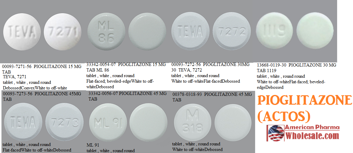 Rx Item-Pioglitazone 30MG2MG 30 Tab by Prasco Pharma USA 