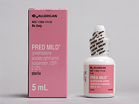 Rx Item-Pred Mild 0.12% 5 ML Suspension by Allergan Pharma USA 