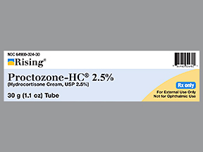 Rx Item-Proctozone-HC 2.5% 30 GM Cream by Rising Pharma USA 