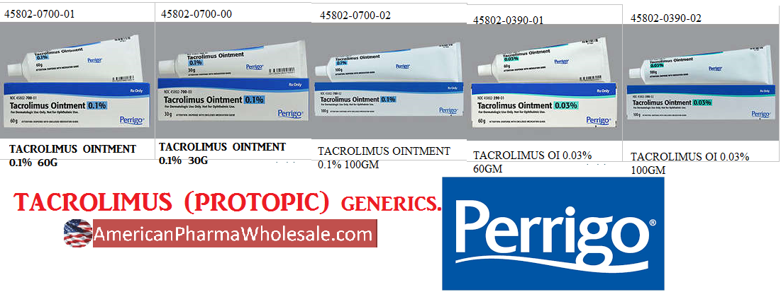 Rx Item-Tacrolimus 0.03% 30 GM ONT by Perrigo Pharma USA 