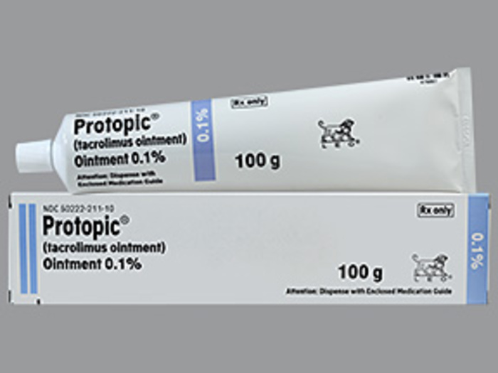 Rx Item-Protopic 0.1% 100 GM Ointment by Leo Pharma USA 