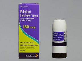 Rx Item-Pulmicort Flx 180MCG 120 DS Inhalation by Astra Zeneca Pharma USA 