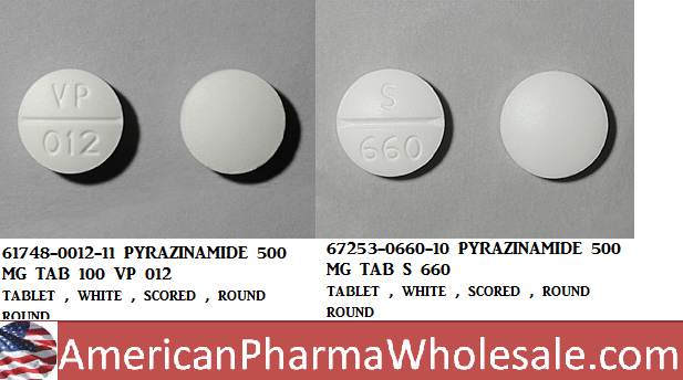 Rx Item-Pyrazinamide 500MG 500 Tab by Akorn Pharma USA 