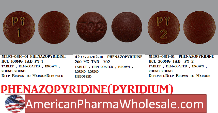 Rx Item-Pyridium 100MG 100 Tab by Amneal Pharma USA Specialty 