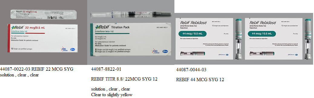 Rx Item-Rebif Titr 8.8/22MCG 12 SYG-Keep Refrigerated - by Serono Labs USA