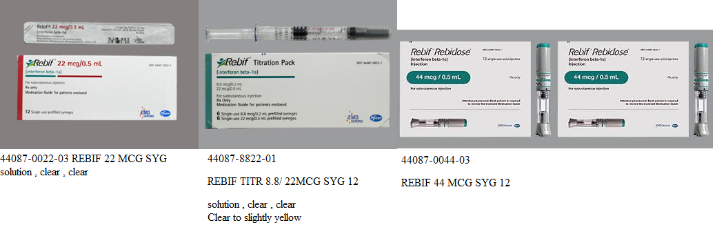 Rx Item-Rebif 22MCG 12 PFS-Keep Refrigerated - by Serono Labs USA