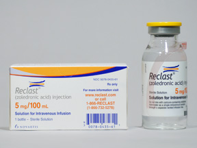Rx Item-Reclast 5MG 100 ML sol by Novartis Pharma USA 