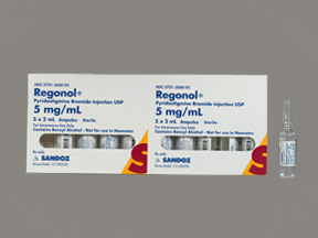 Rx Item-Regonol 5MG/ML 10X2 ML Ampoule by Sandoz Pharma USA 