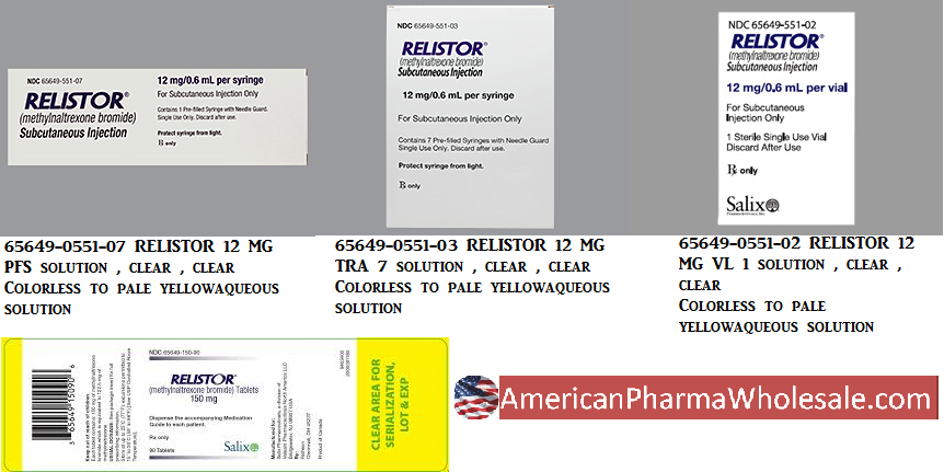 Rx Item-Relistor 12MG 1 PFS by Valeant Pharma USA 