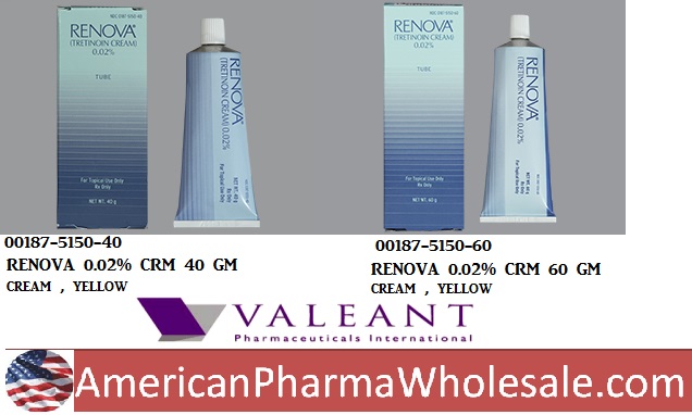 Rx Item-Renova 0.02% 44 GM Cream by Valeant Pharma USA 