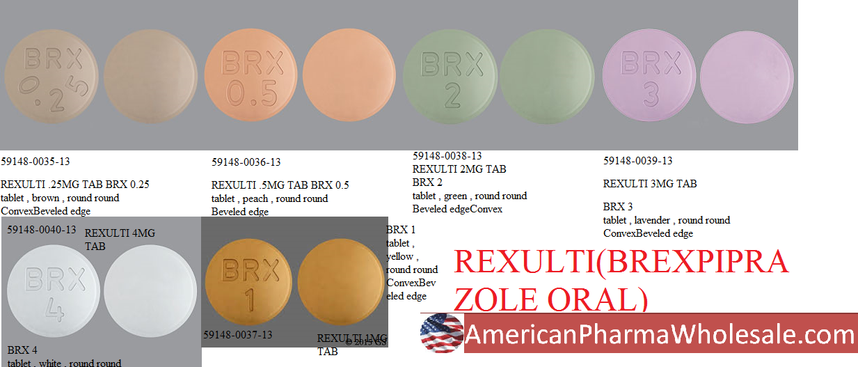Rx Item-Rexulti 4MG 30 Tab by Otsuka Pharma USA America 