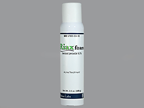 Rx Item-Riax 9.5% 3.5 OZ Foam by Artesa Labs Pharma USA 