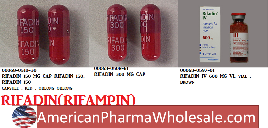Rx Item-Rifadin IV 600MG 25 ML Vial by Aventis Pharma USA 