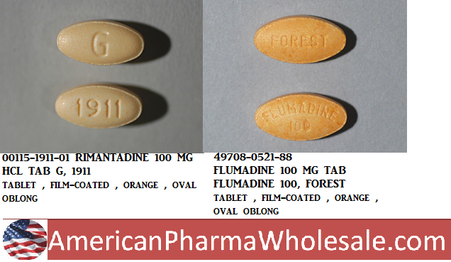 Rx Item-Flumadine 100MG 100 Tab by Sun Pharma USA 
