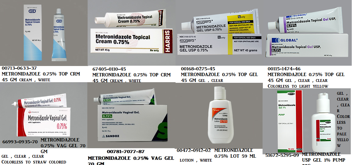 Rx Item-Metronidazole 0.75% 45 GM Cream by Cosette Pharma USA 