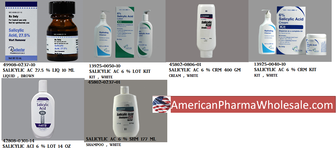 Rx Item-Salicylic Acid  6% 200 GM Foam by Acella Pharma USA 