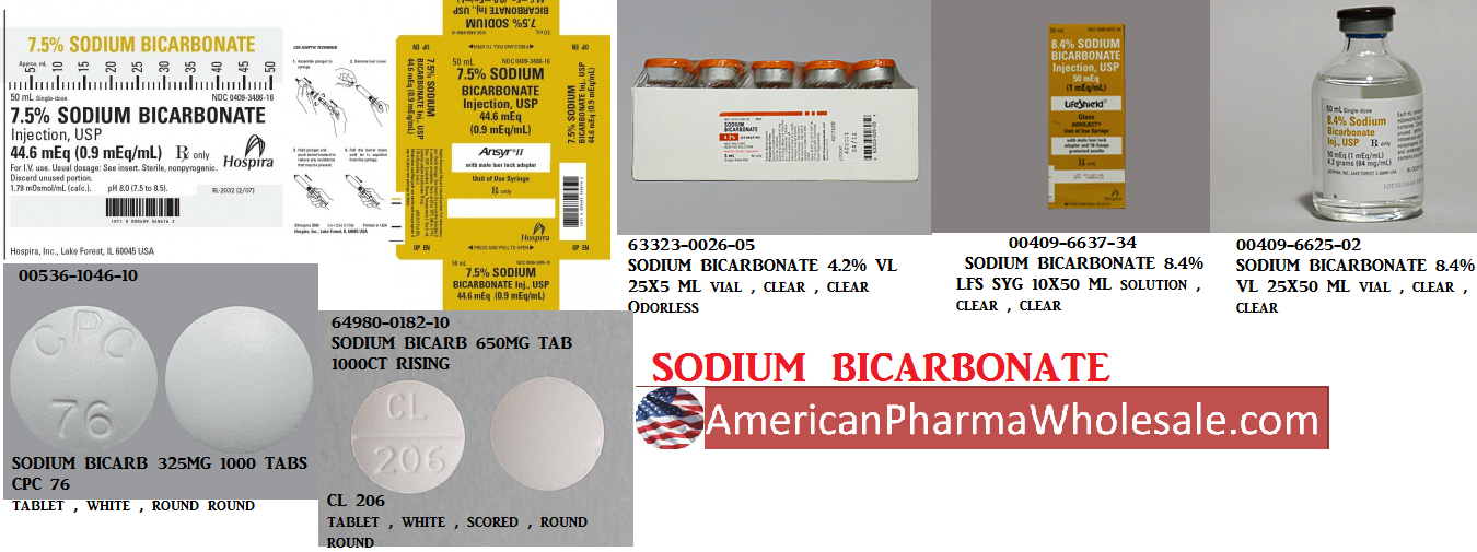 Rx Item-Sodium Bicarbonate 4.2% LFS 10X10 ML Syringe by Pfizer Pharma USA Injec