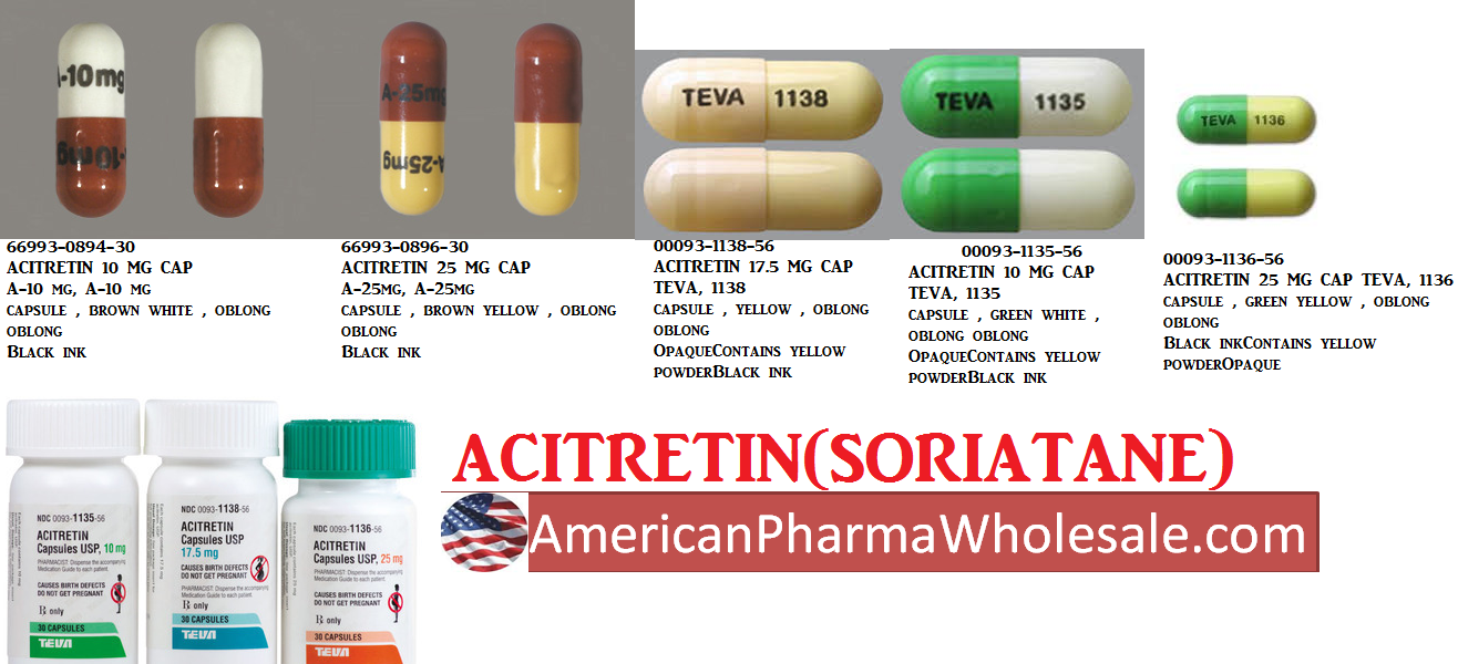 Rx Item-Acitretin 25MG 30 Cap by Prasco Pharma USA 