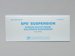 Rx Item-SPS 10X60 ML Suspension by Carolina Med Prod Co 