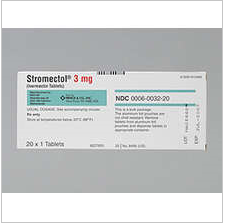 Rx Item-Stromectol 3MG 20 Tab by Merck & Co Pharma USA 